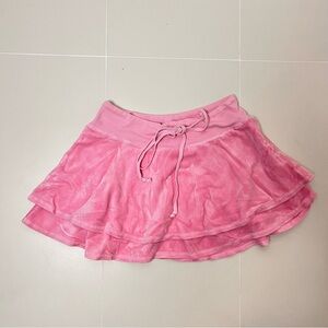 Pink Juicy Velour Skirt
